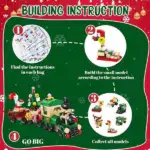 Holiday Countdown Calendar for Kids - Build & Play Christmas BlocksB