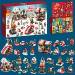 Holiday Countdown Calendar for Kids - Build & Play Christmas BlocksB