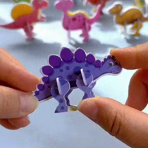 Kids enjoying 3D puzzles