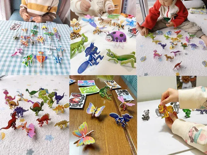 3D Cartoon Puzzle Set